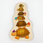 Рамка - вкладыш «Черепашки в шапочках», 6 деталей - Фото 1