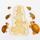 Рамка - вкладыш «Черепашки в шапочках», 6 деталей - Фото 2