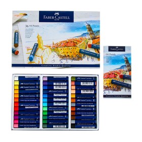 Пастель масляная 36 цветов Faber-Castell STUDIO QUALITY круглая 2093539