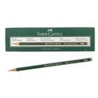 Карандаш художественный чёрнографитный Faber-Castel CASTELL® 9000 профессиональные HB зелёный - фото 319691820