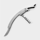 Набор для вина Доляна, 5 предметов: штопор, аэратор, пробка, термометр, резец для фольги - Фото 16