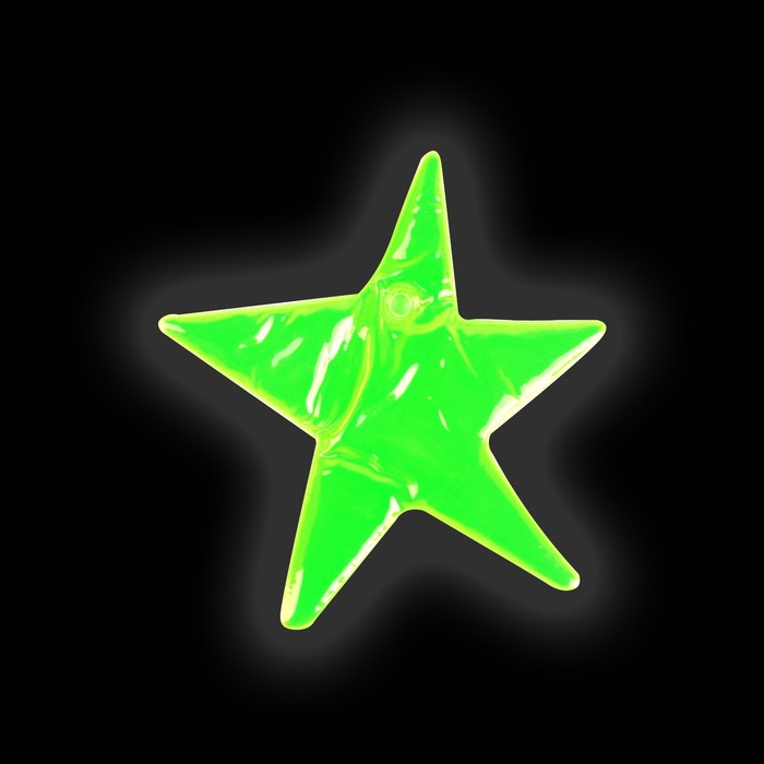Светоотражающий элемент «Звезда», двусторонний, 7,5 × 7,5 см, цвет МИКС - фото 1898045615