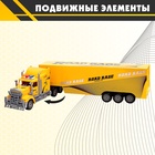 Грузовик радиоуправляемый «Фура», работает от батареек, световые эффекты, цвет жёлтый - Фото 4