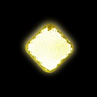 Светоотражатель «Ромб», 4 × 4с м, цвет жёлтый - Фото 3