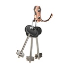 Крючок мебельный ТУНДРА TKd=007, двухрожковый, медь - Фото 3