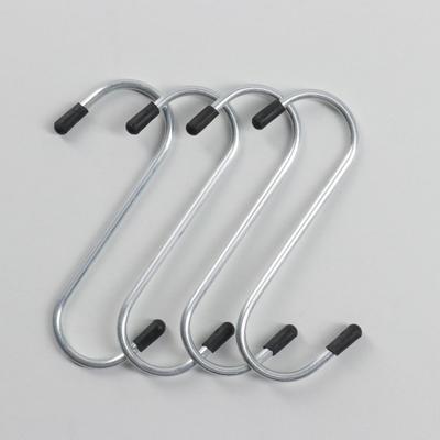 Набор крючков для рейлинга Доляна, d=2,5 см, 10 см, 4 шт, цвет хром