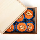 Мемо «Кружки» в деревянной коробочке, 20 шт., 5 × 5см - Фото 4