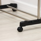 Вешалка - стойка напольная для одежды Доляна, подставка для обуви, телескопическая балка 80(145) см, высота 90(160) см, ширина 43 см - Фото 4