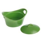 Кокотница с крышкой Доляна «Базилик», 500 мл, цвет зелёный - Фото 2