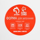 Форма для выпечки из жаропрочной керамики Доляна «Орнамент», 28×16,7×6 см, 1 л, цвет белый - Фото 4