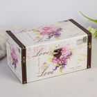 Шкатулка дерево "Июнь" 12х24х14 см - Фото 1