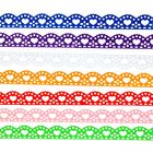 Клейкая лента декоративная пластик "Сердечки" МИКС, длина 1 метр - Фото 2