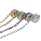 Клейкая лента декоративная пластик "Сердца с блестками" МИКС, длина 1 метр - Фото 5