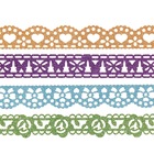 Клейкая лента декоративная пластик "Сердца с блестками" МИКС, длина 1 метр - Фото 6