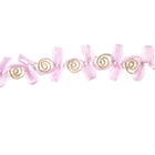 Тесьма декоративная для творчества "Розовые петельки" намотка 3 м - Фото 2