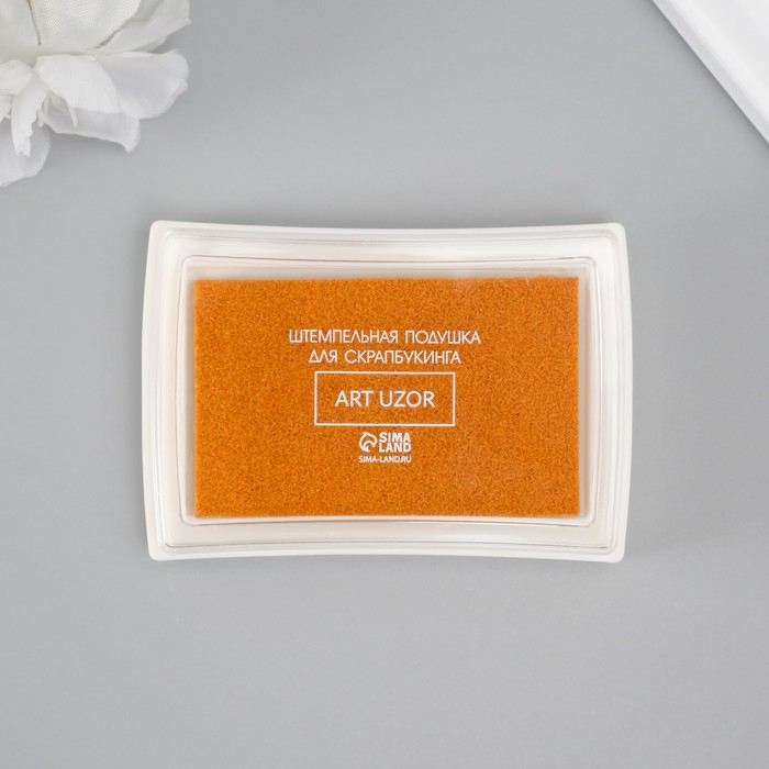 Штемпельная подушка «Золотая», 7.7×5.2×1.8 см - Фото 1