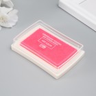 Штемпельная подушка «Розовая», 7.7×5.2×1.8 см - Фото 2
