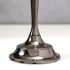 Металлический подсвечник на 3 свечи «Канделябр. Лаконичность», чёрный хром, 25.5×27×10 см - Фото 5