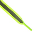 Шнурки для обуви, пара, плоские, со светоотражающей полосой, 10 мм, 100 см, цвет зелёный неоновый - Фото 5