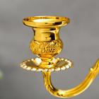 Металлический подсвечник на 3 свечи «Канделябр. Орнамент из роз», 36×31.5×12.5 см - Фото 4