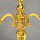 Металлический подсвечник на 3 свечи «Канделябр. Орнамент из роз», 36×31.5×12.5 см - Фото 5