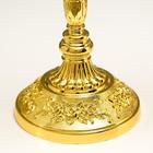 Металлический подсвечник на 3 свечи «Канделябр. Орнамент из роз», 36×31.5×12.5 см - Фото 6