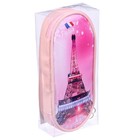 Пенал школьный «Париж» на молнии, розовый - Фото 6