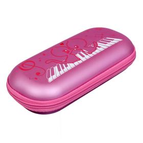 Пенал школьный на молнии «Кошечки», розовый 1931341