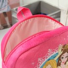 Детский рюкзак плюшевый "Наша Принцесса", Принцессы, 24.5 х 24.5 см - Фото 5