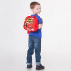Детский рюкзак плюшевый "Самый лучший", Тачки, 24.5 х 24.5 см - Фото 2