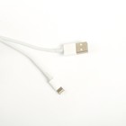 Кабель Luazon, Lightning - USB, 1 А, 0.9 м, белый - Фото 3