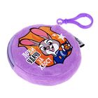 Кошелек детский плюшевый "Лови удачу за хвост!", Зверополис, 9 х 9 см - Фото 2