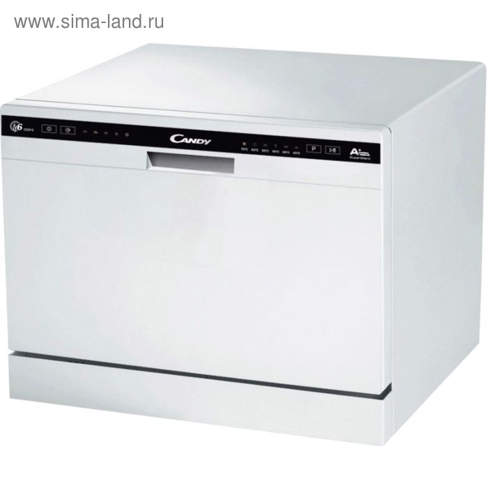 Посудомоечная машина Candy CDCP 6/E-07, класс А, 6 комплектов, 6 программ, белая - Фото 1