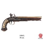 Пистолет дуэльный 1810 г., мастер Буте, латунь - Фото 1