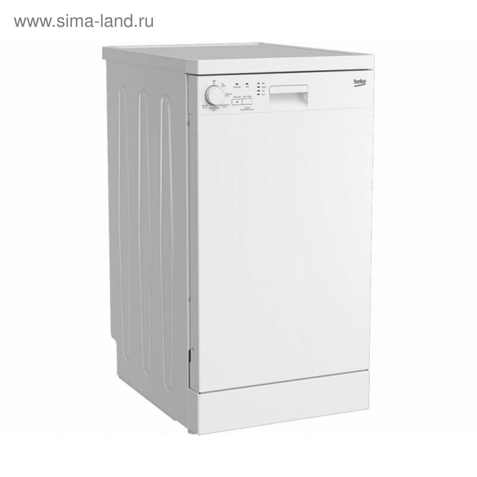 Посудомоечная машина Beko DFS 05010 W, класс А, 10 комплектов, 5 программ,  белая