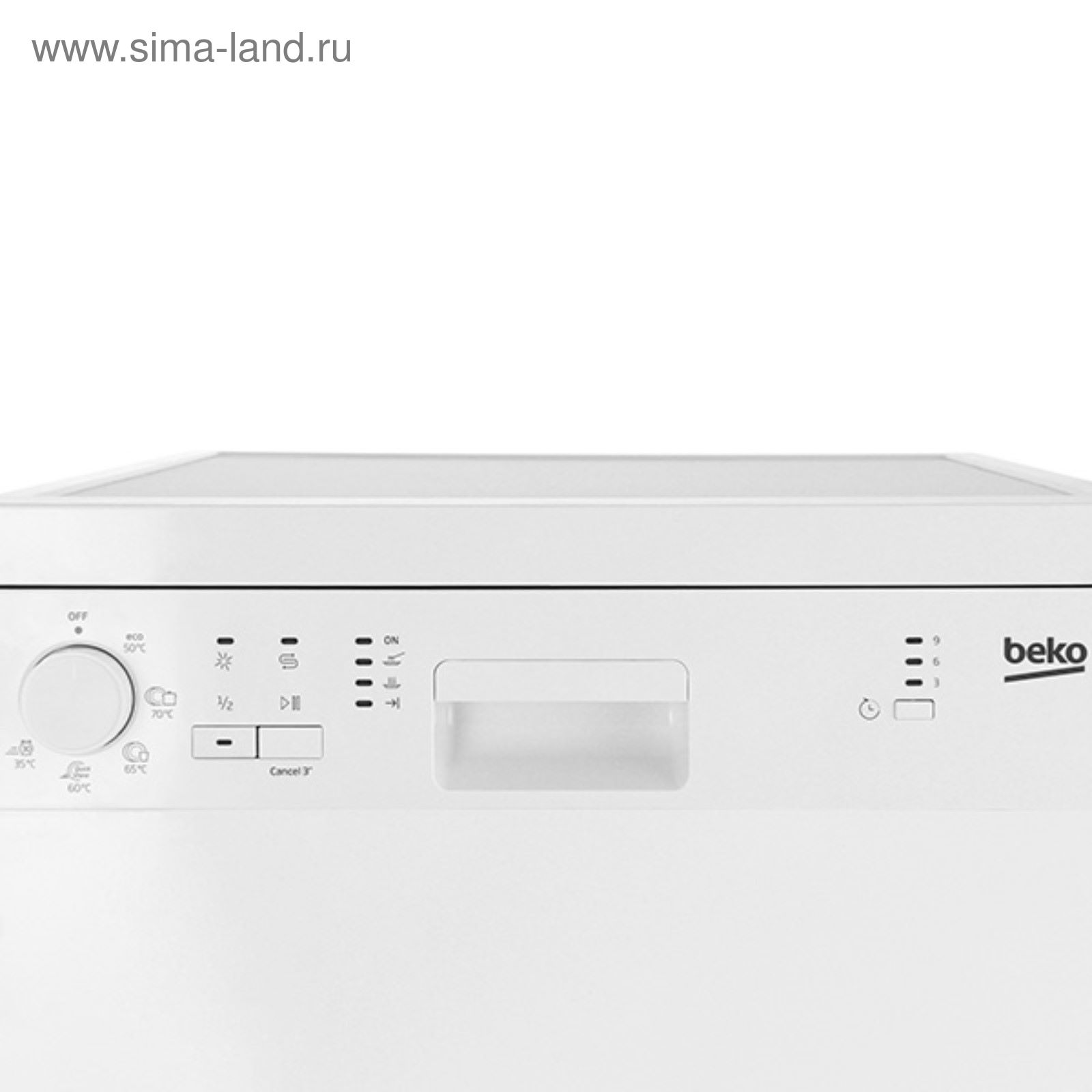 Посудомоечная машина Beko DFS 05010 W, класс А, 10 комплектов, 5 программ,  белая (2136215) - Купить по цене от 16 459.39 руб. | Интернет магазин  SIMA-LAND.RU