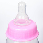Бутылочка для кормления «Принцесса» с погремушкой, 60 мл, от 0 мес., цвет розовый - Фото 3