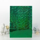Пакет голографический, зелёный, рисунок МИКС, 42 х 18 х 60 см - Фото 2
