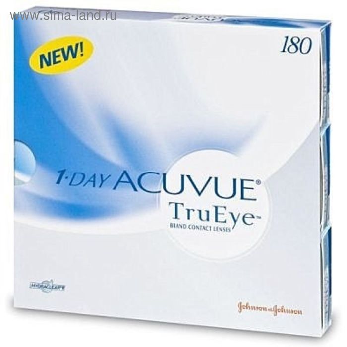 Контактные линзы 1-Day Acuvue TruEYE, -12/8,5, в наборе 180шт - Фото 1