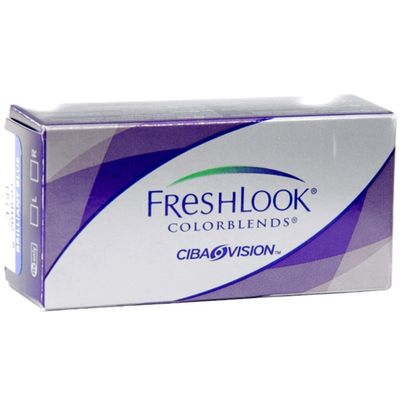 Цветные контактные линзы FreshLook ColorBlends Amethyst, -8/8,6 в наборе 2шт
