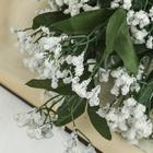 Букет искусственный «Чубушник», h=40 см, белый - Фото 2