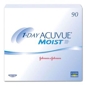 Контактные линзы 1 - Day Acuvue Moist, -12/8,5, в наборе 90шт