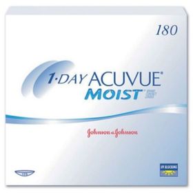 Контактные линзы 1 - Day Acuvue Moist, -12/8,5, в наборе 180шт