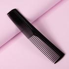 Расчёска комбинированная, 18 × 3,5 см, цвет чёрный - Фото 1