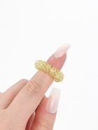 Массажёры для пальцев рук, d=3×0.8 см, 2 шт., цвет золотистый - Фото 3