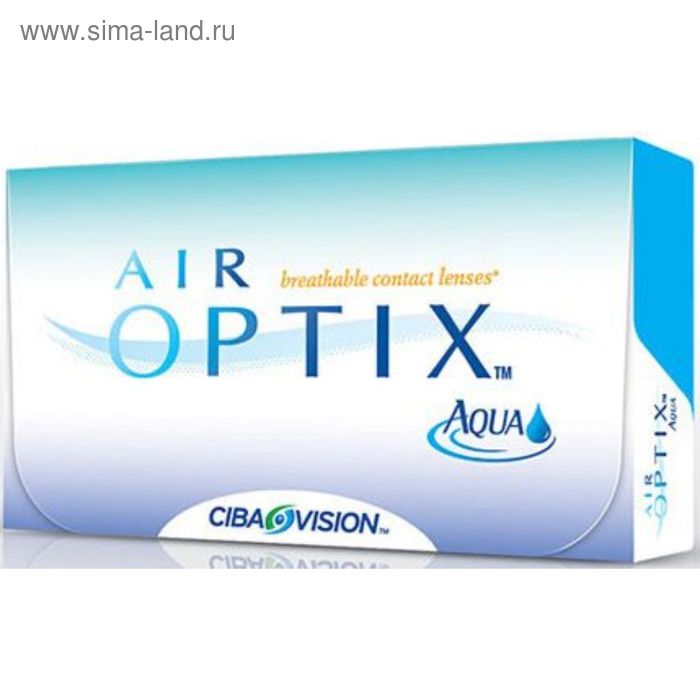 Контактные линзы Air Optix Aqua 3pk, -10/8,6, в наборе 3 шт - Фото 1