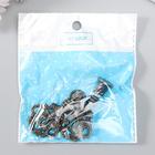 Ручка для шкатулки металл "Растительный орнамент" бронза 5,8х2,8 см (комплект 4 шт) - фото 20700412