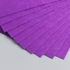 Фетр клеевой "Фиолет" 1 мм (набор 10 листов) формат А4 - Фото 4