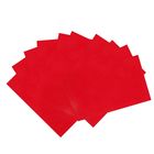 Фетр клеевой жёсткий "Красный" 1 мм (набор 10 листов) формат А4 - фото 8311400