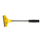 Скребок ТУНДРА, фиксированное лезвие 100 мм, металлическая обрезиненная рукоятка 300 мм - Фото 2